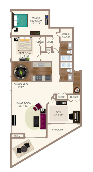 The River Queen (Panoramic view) Floor Plan Image