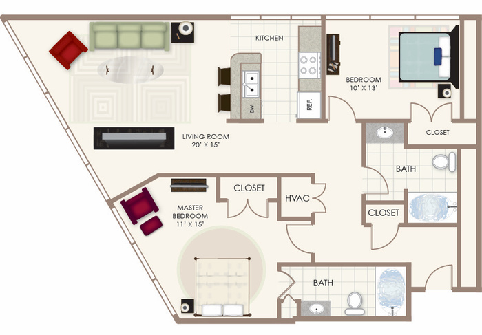 The General 2A Floor Plan Image